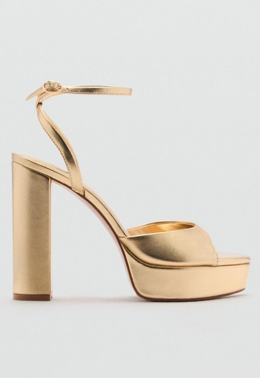 MANGO - Jones heel - gold