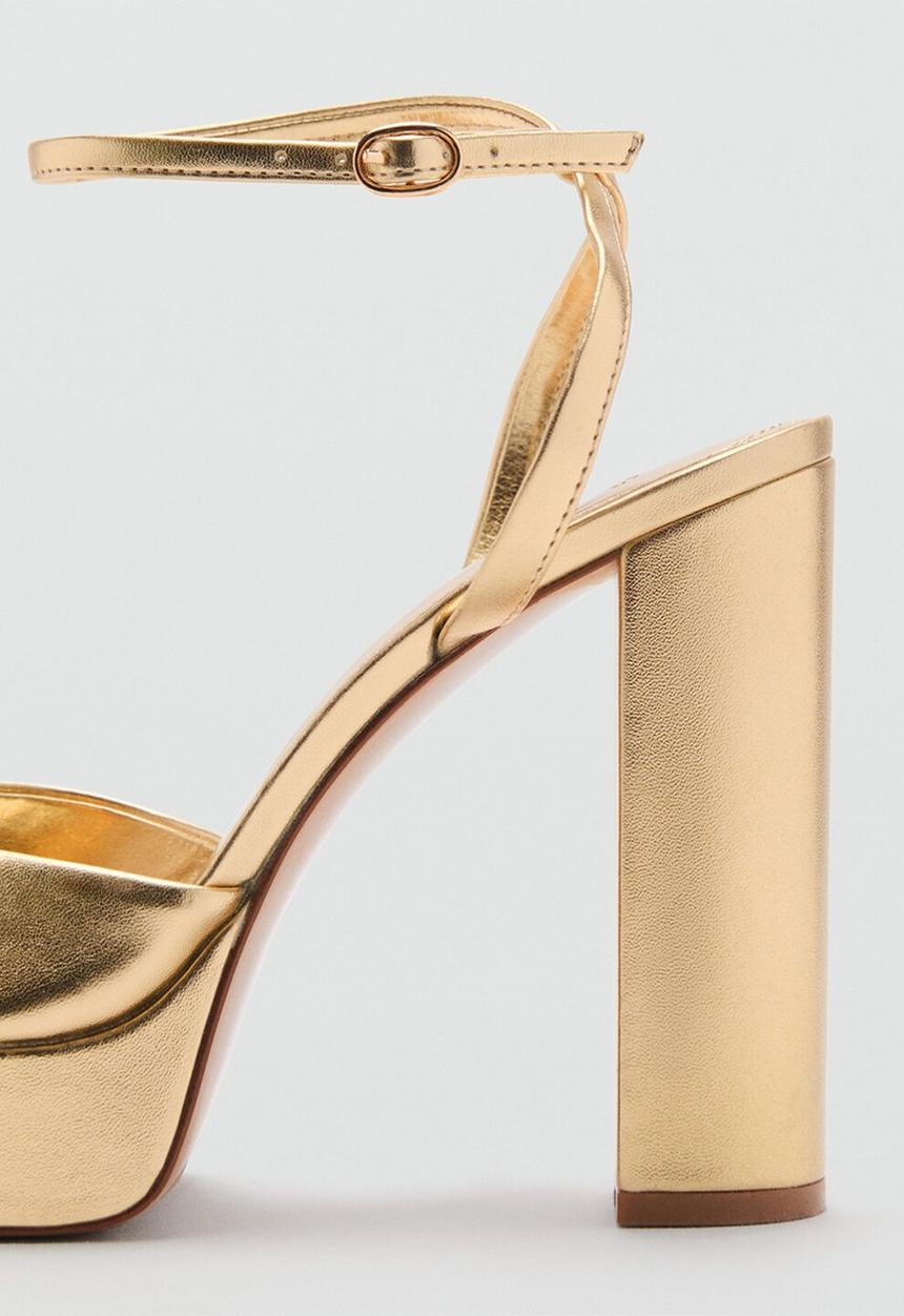 MANGO - Jones heel - gold