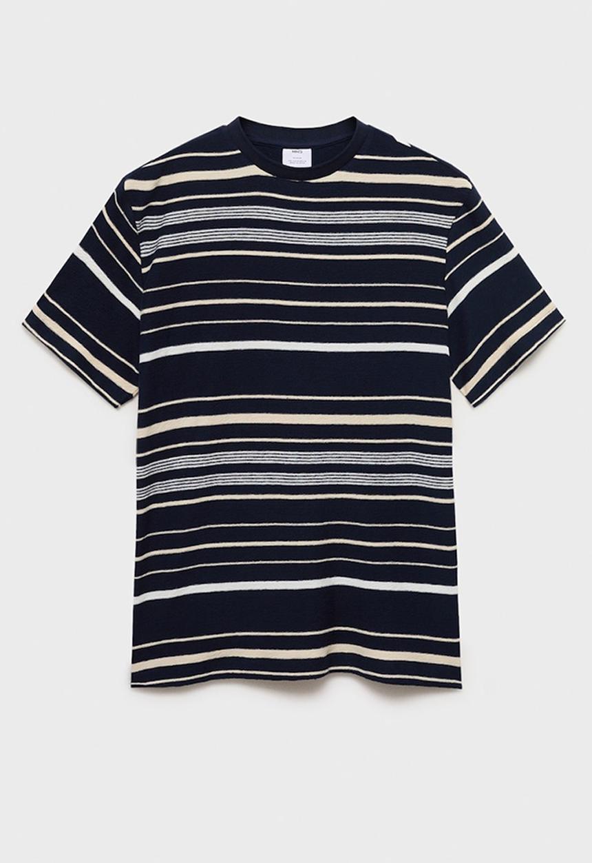 MANGO - T-SHIRT ROGER - NAVY