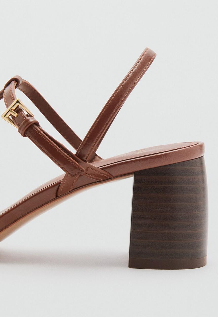 MANGO - Oporta heel - medium brown