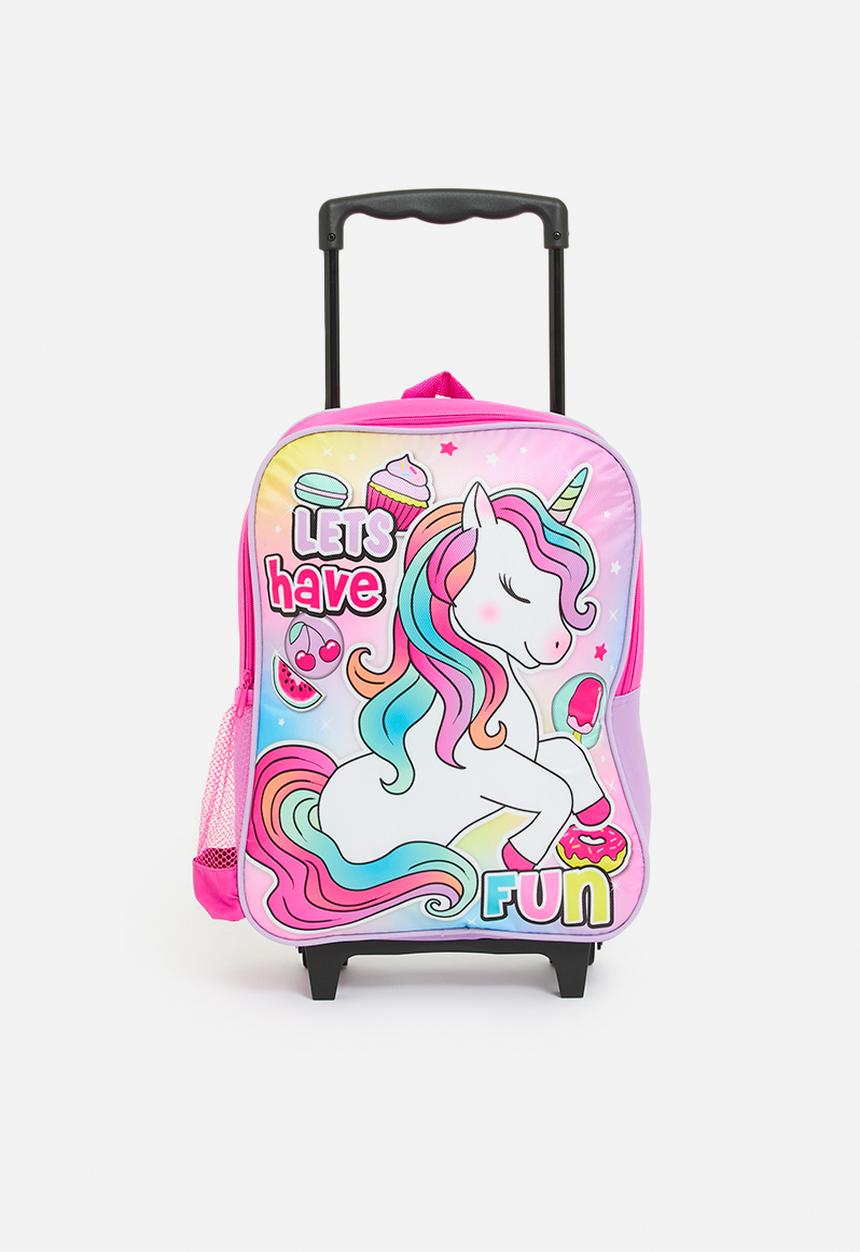 Character Group - Unicorn trolley bag - pink