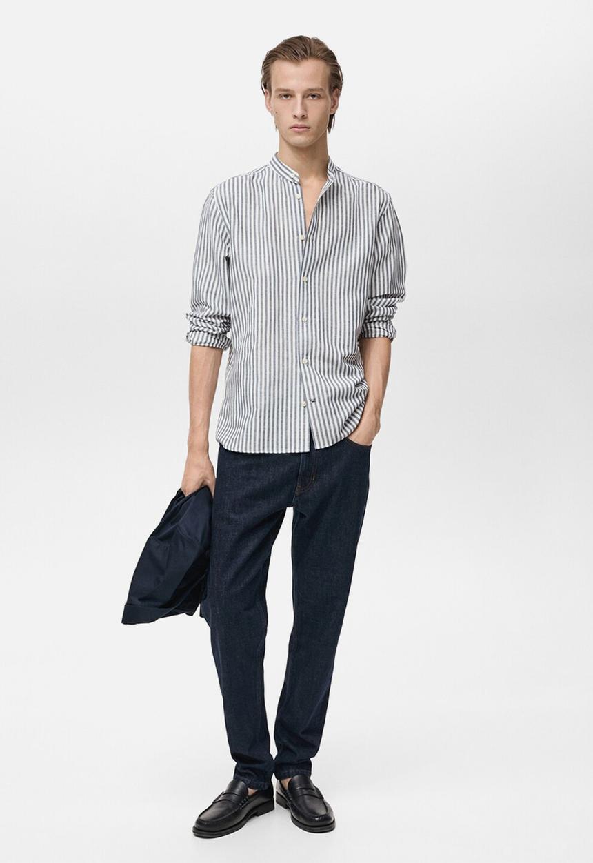 MANGO - Shirt chennair - navy