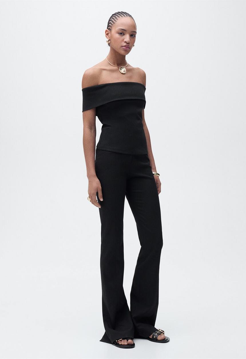 MANGO - Top Pepe - Black