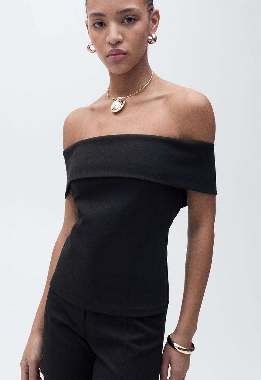 MANGO - Top Pepe - Black