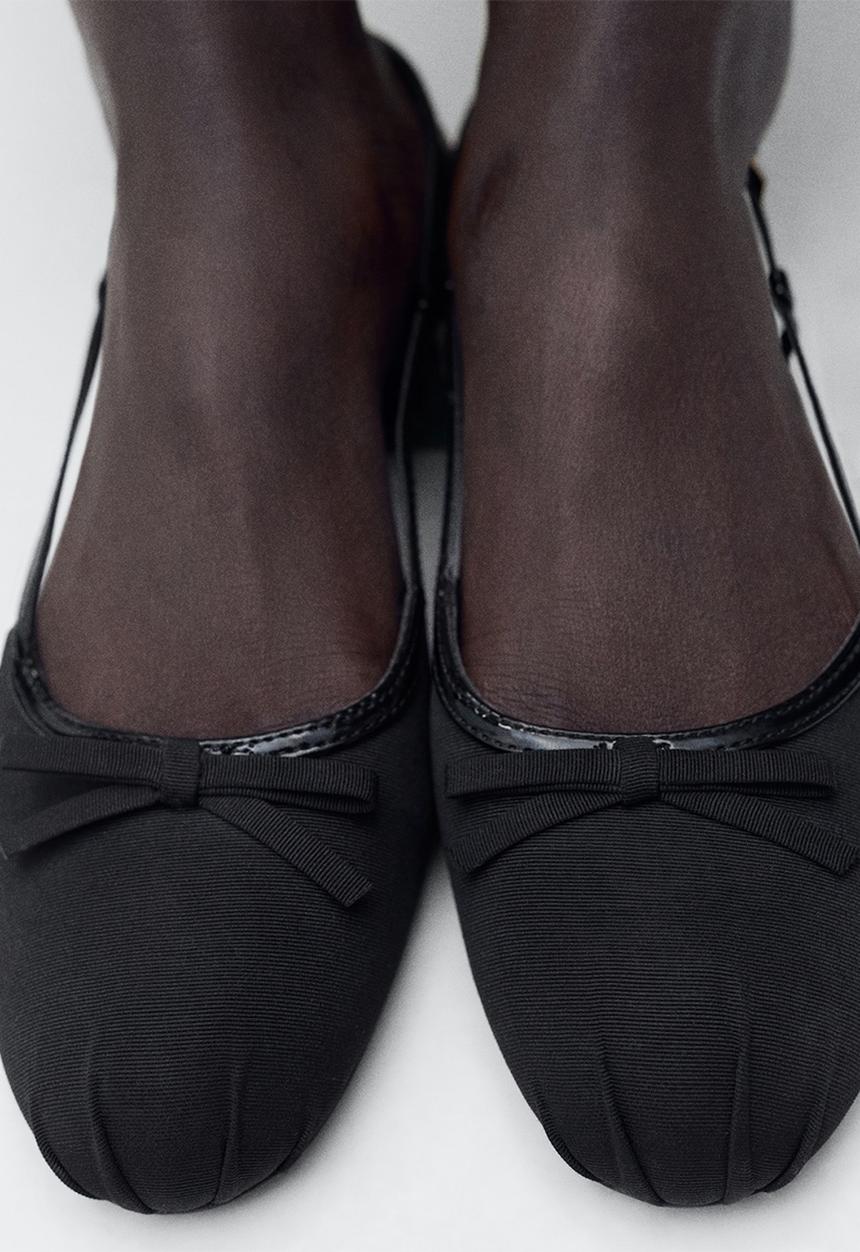 MANGO - Mely slingback - black