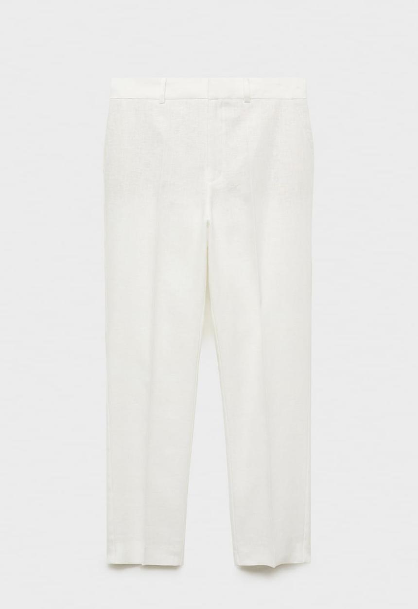 MANGO - Trousers Boreli - Natural