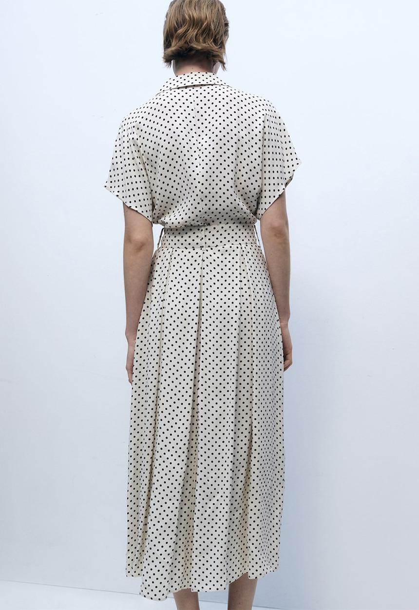 MANGO - Dress Adela - Natural