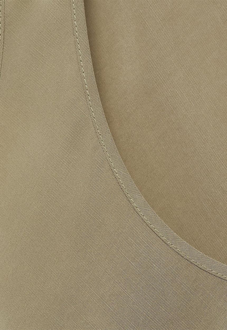 MANGO - Top Swade - Beige & Khaki