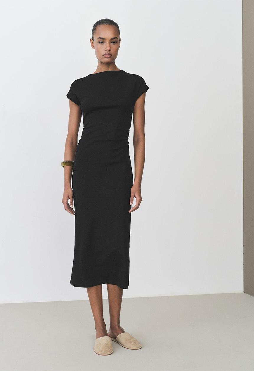 MANGO - Dress Carrot - Black