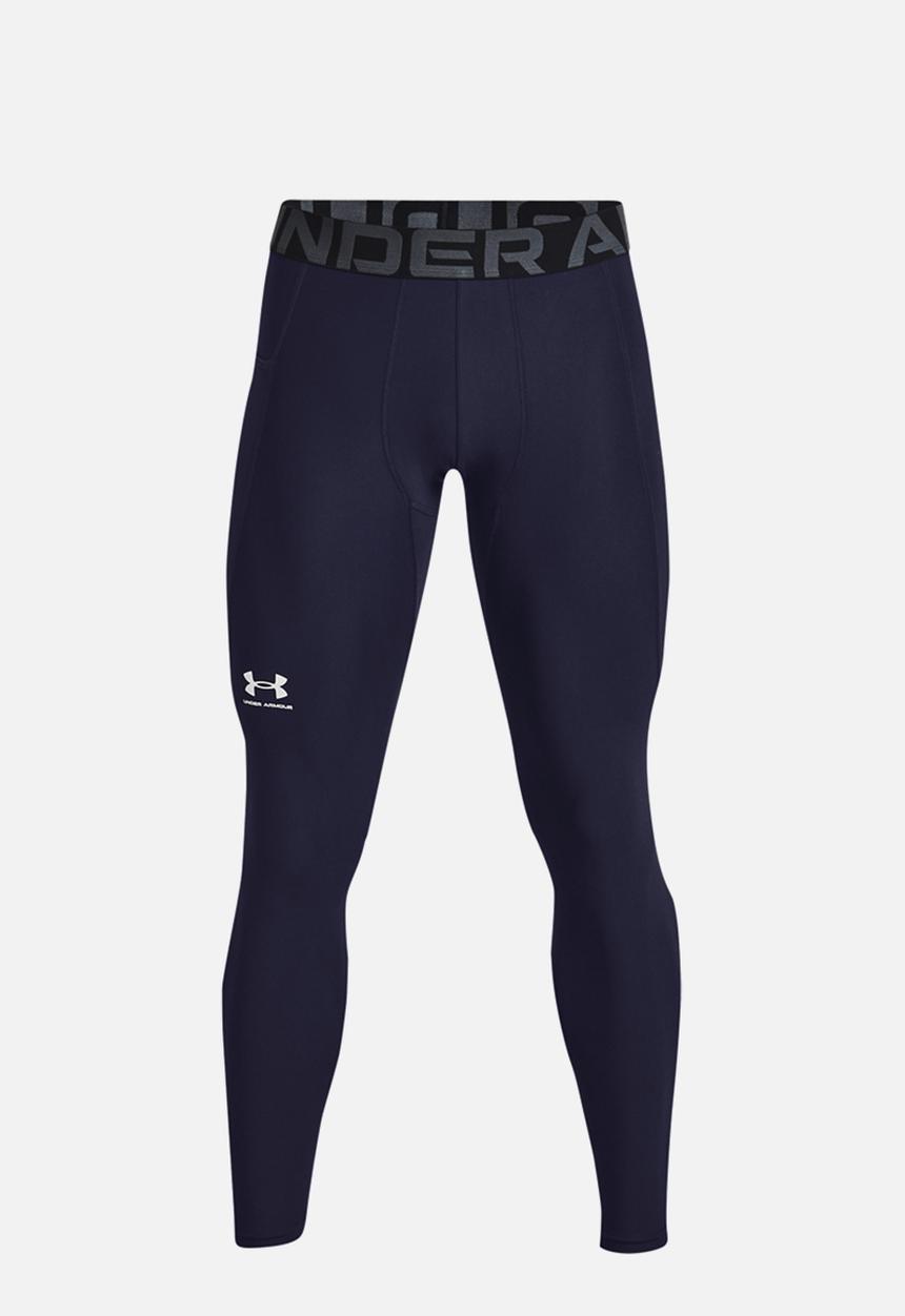 Under Armour - UA HG Armour Leggings - Midnight Navy/White