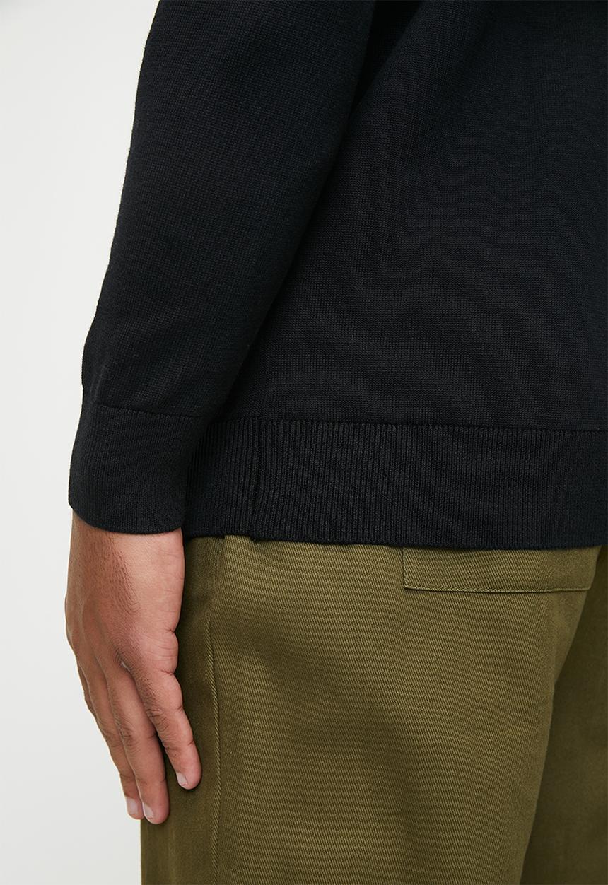 Ben Sherman - Roll neck Knit - Black