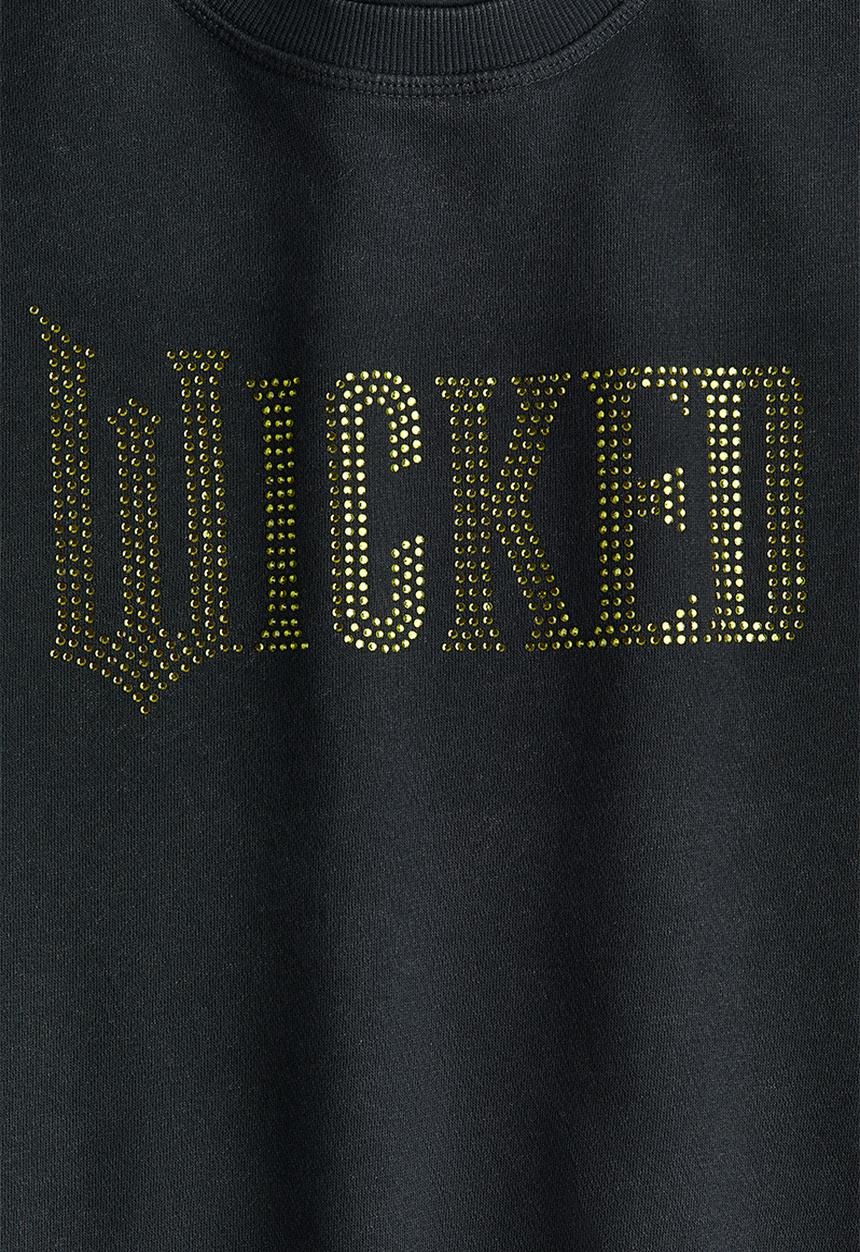 H&M - Embellished sweatshirt - dark grey wicked