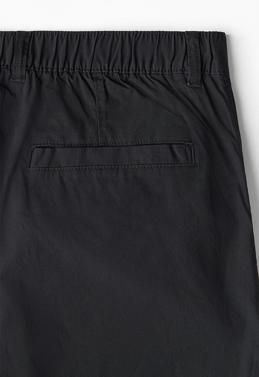 H&M - Relaxed fit cargo trousers - black