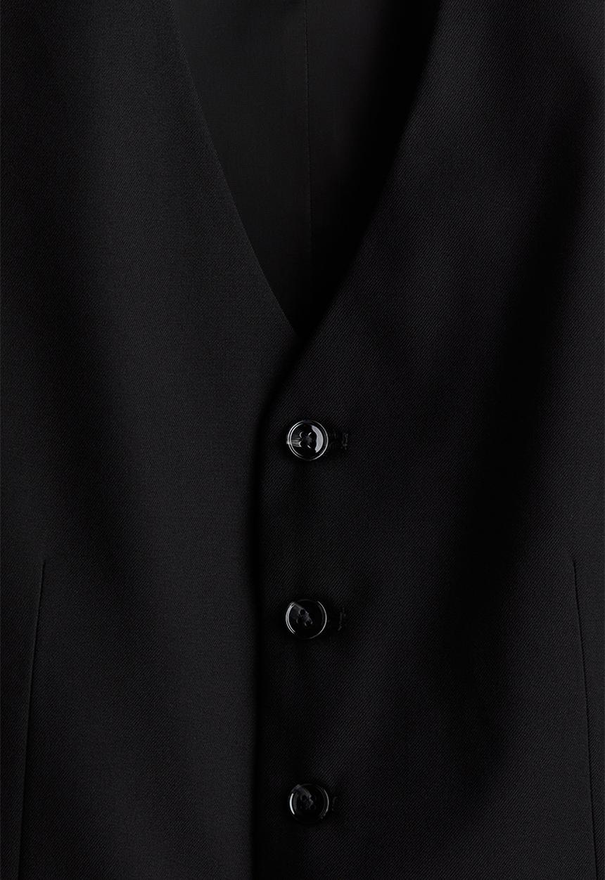 H&M - Slim fit suit waistcoat - black