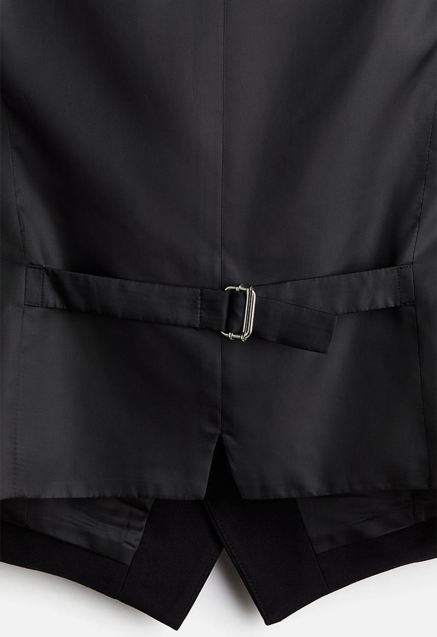 H&M - Slim fit suit waistcoat - black