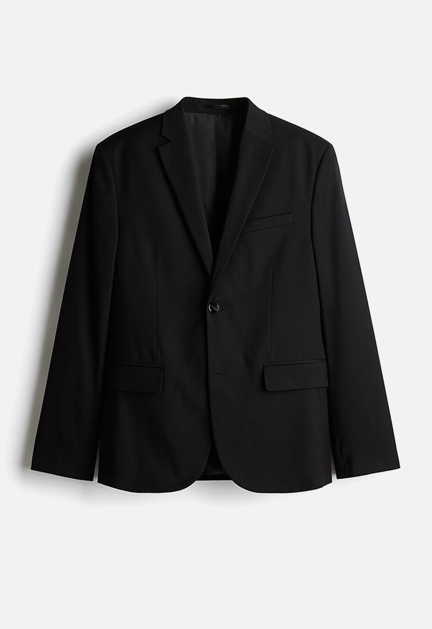 H&M - Slim fit jacket - black