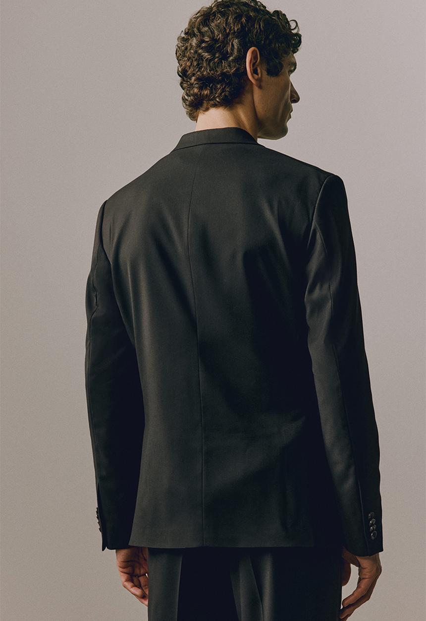 H&M - Slim fit jacket - black