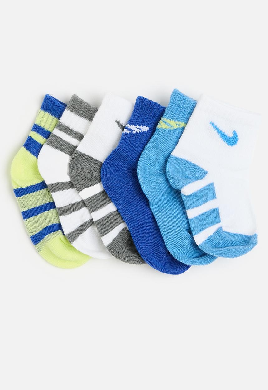 Nike - Nike 6 pack quarter sock - game royal