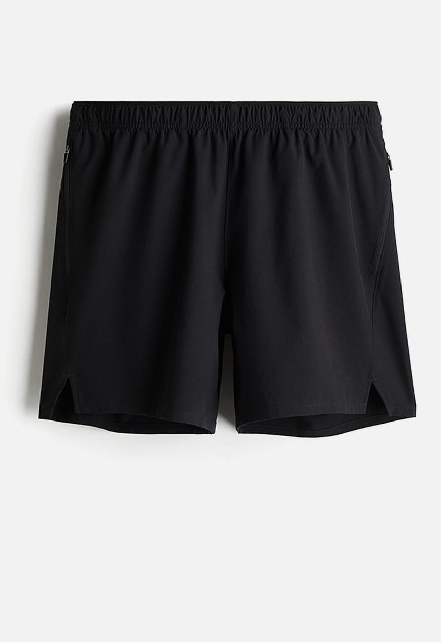 H&M - Mid-length running shorts with drymove™ - black