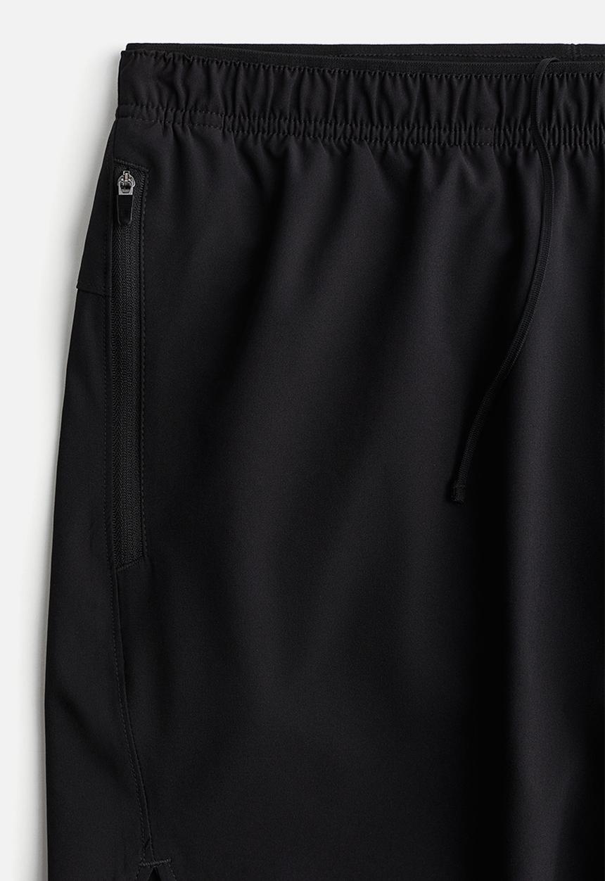 H&M - Mid-length running shorts with drymove™ - black