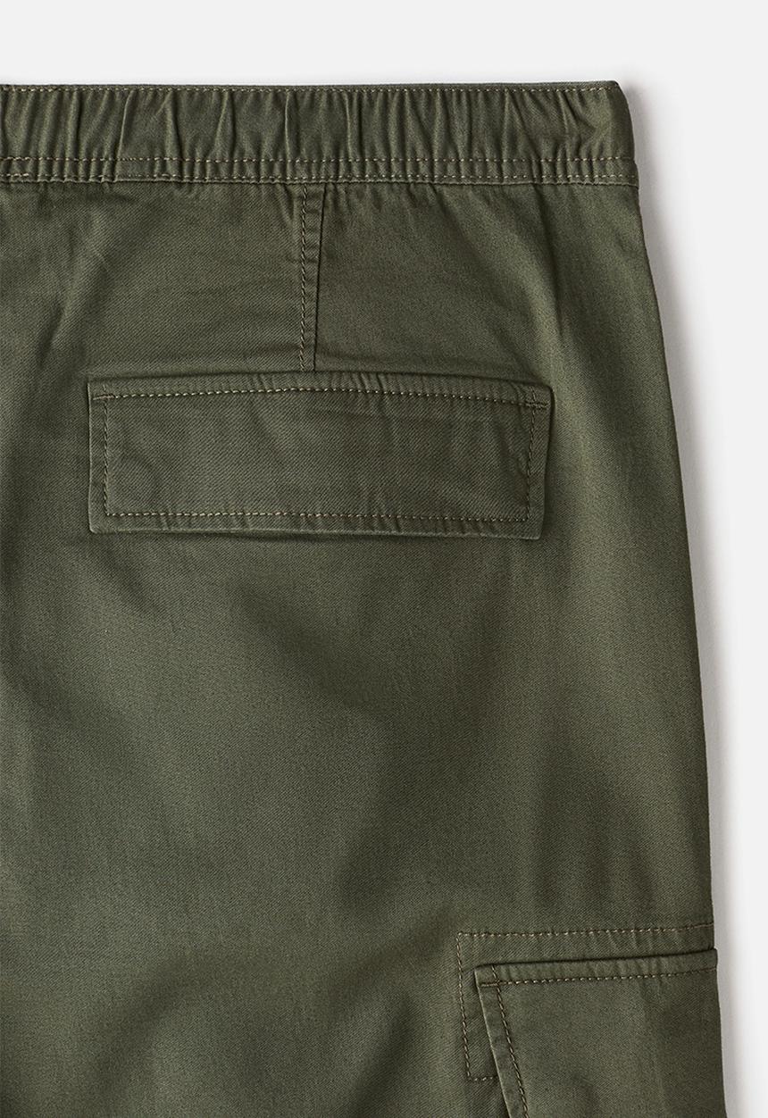 H&M - Slim fit cargo trousers - khaki green