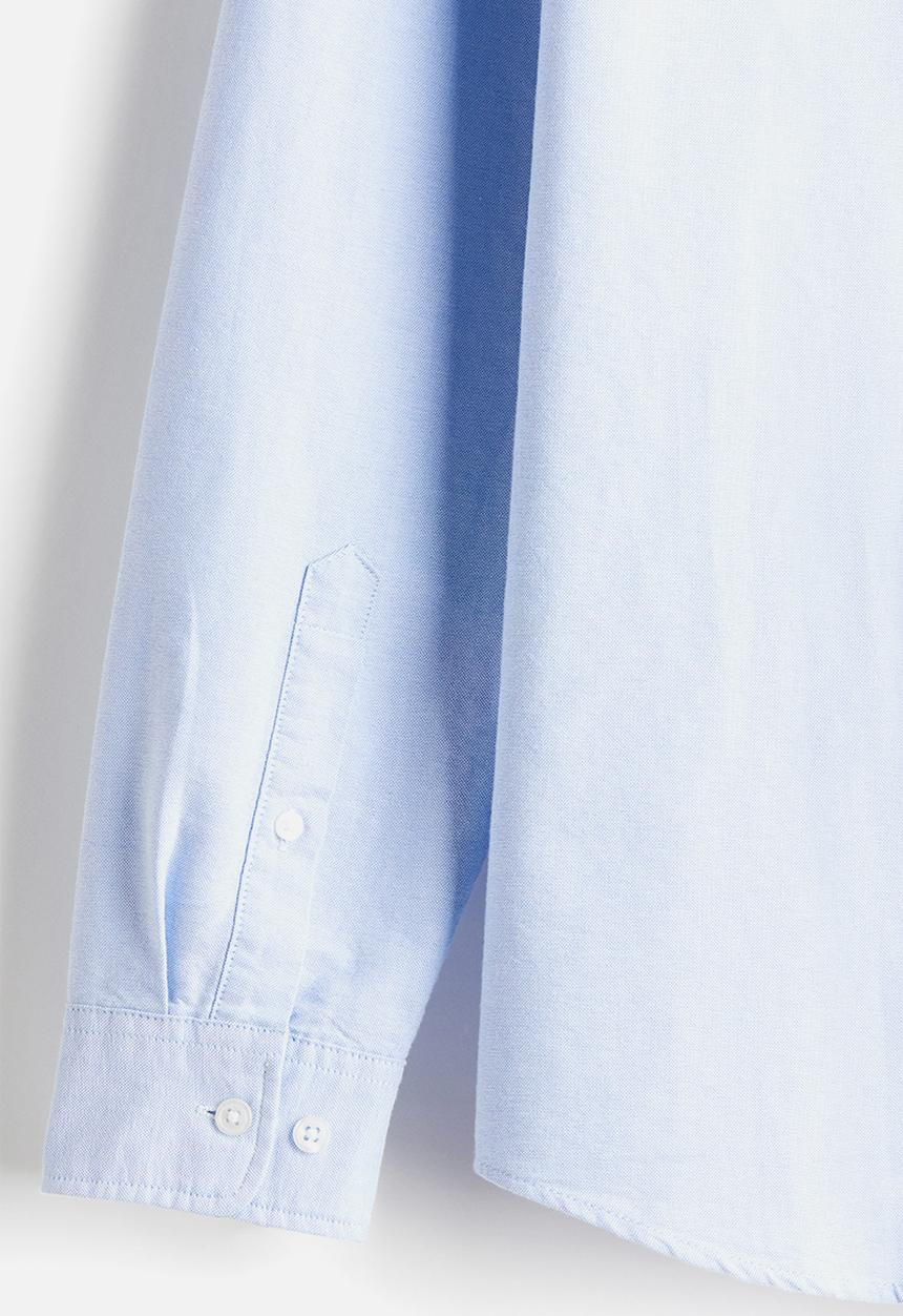 H&M - Regular fit oxford shirt - light blue