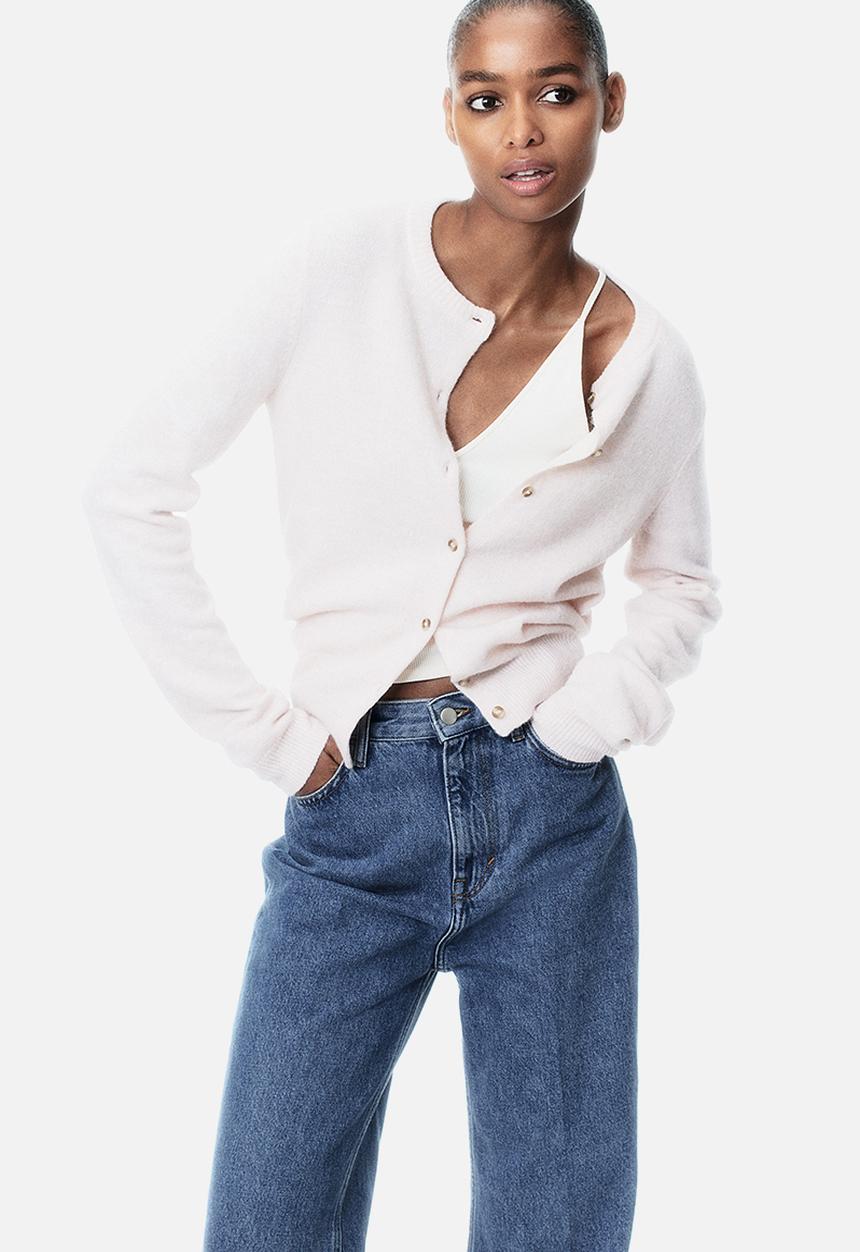 H&M - Knitted cardigan - pale pink 