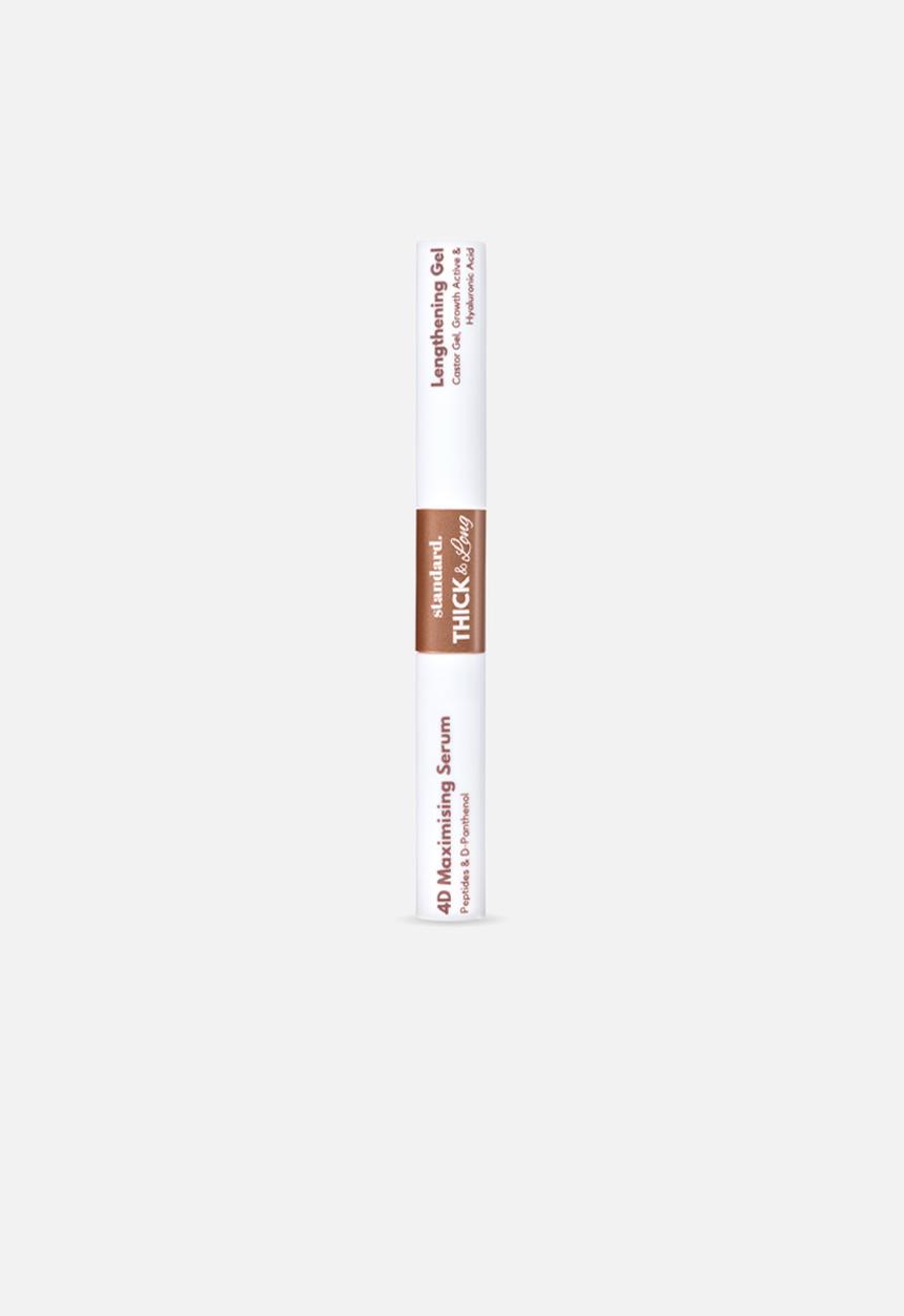 Standard Beauty - Peptide Thick & Long™ Lash & Brow Growth Serum with Hyaluronic Acid, Castor Oil  & Peptides
