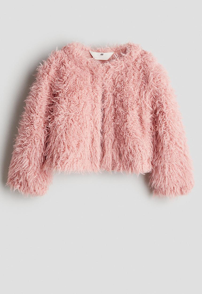 H&M - Fluffy cardigan - dusty pink