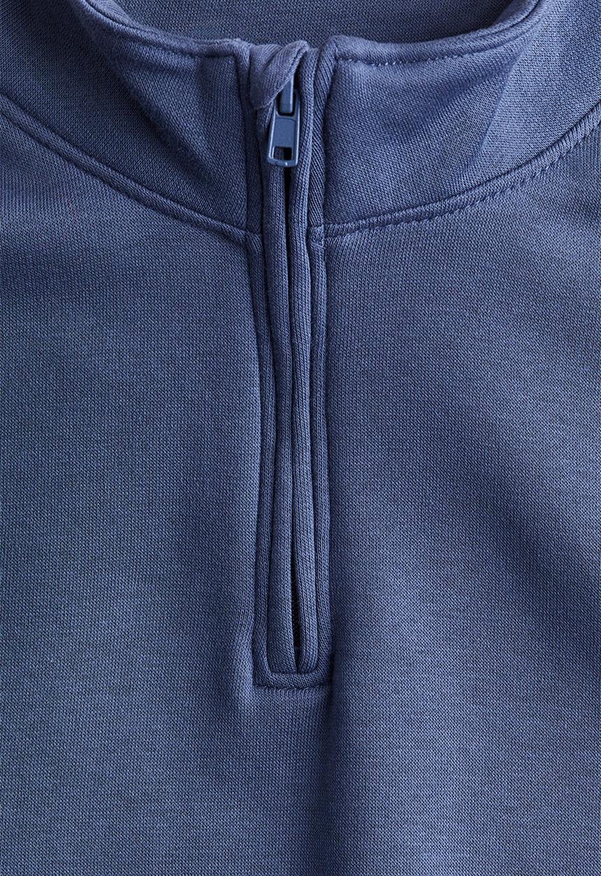H&M - Zip-top sweatshirt - dusty blue