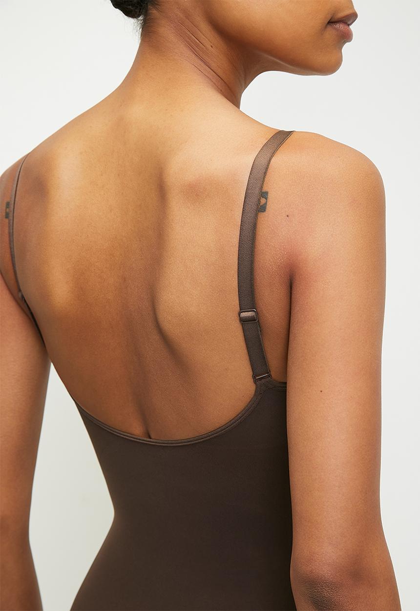 Easy Curves Shapewear - Sculpting brief bodysuit - brown