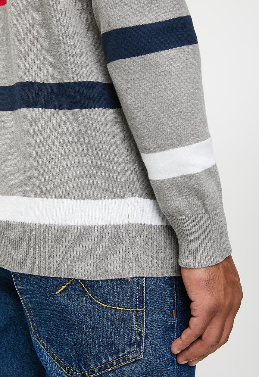 Brave Soul - Knitwear - Light Grey Marl