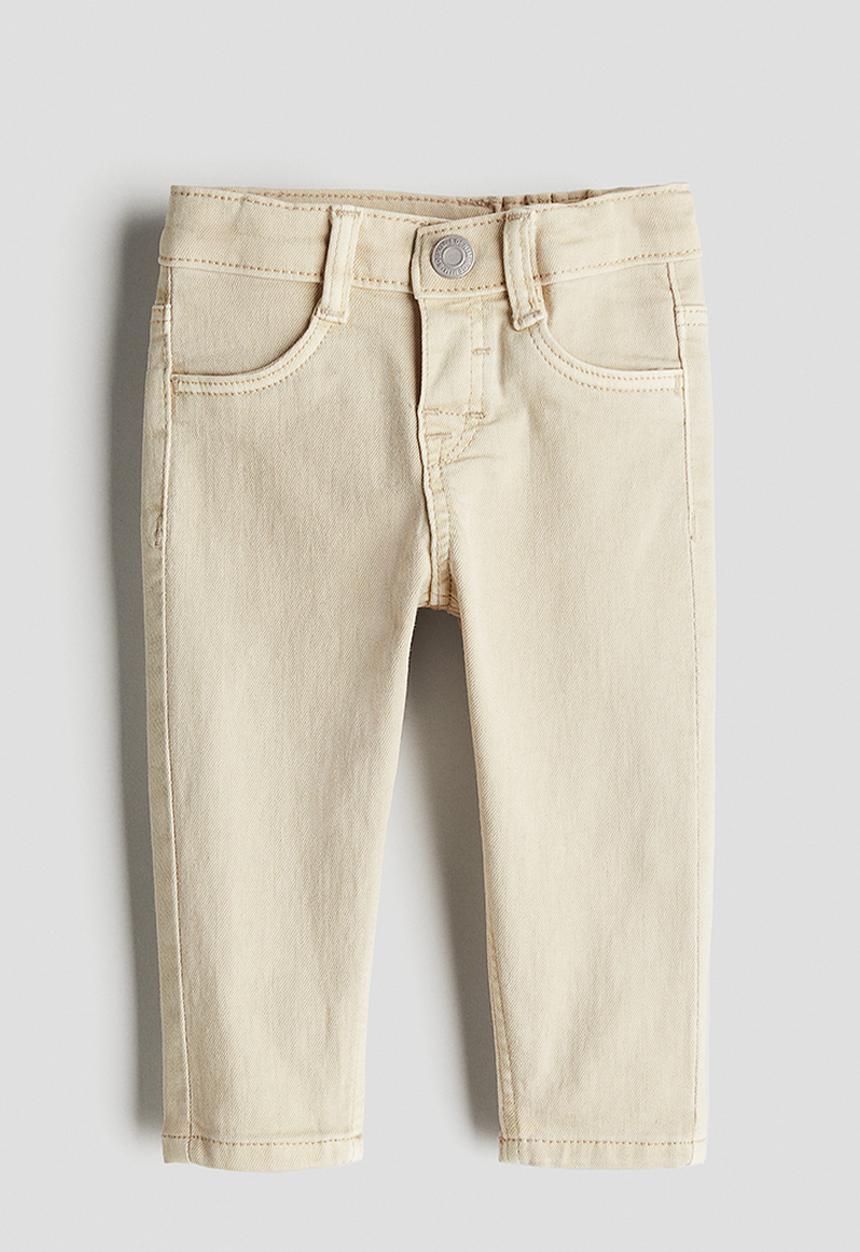 H&M - Slim fit jeans - light beige 