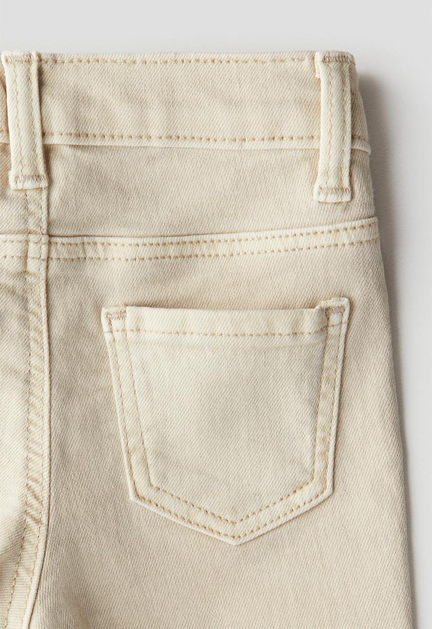 H&M - Slim fit jeans - light beige 