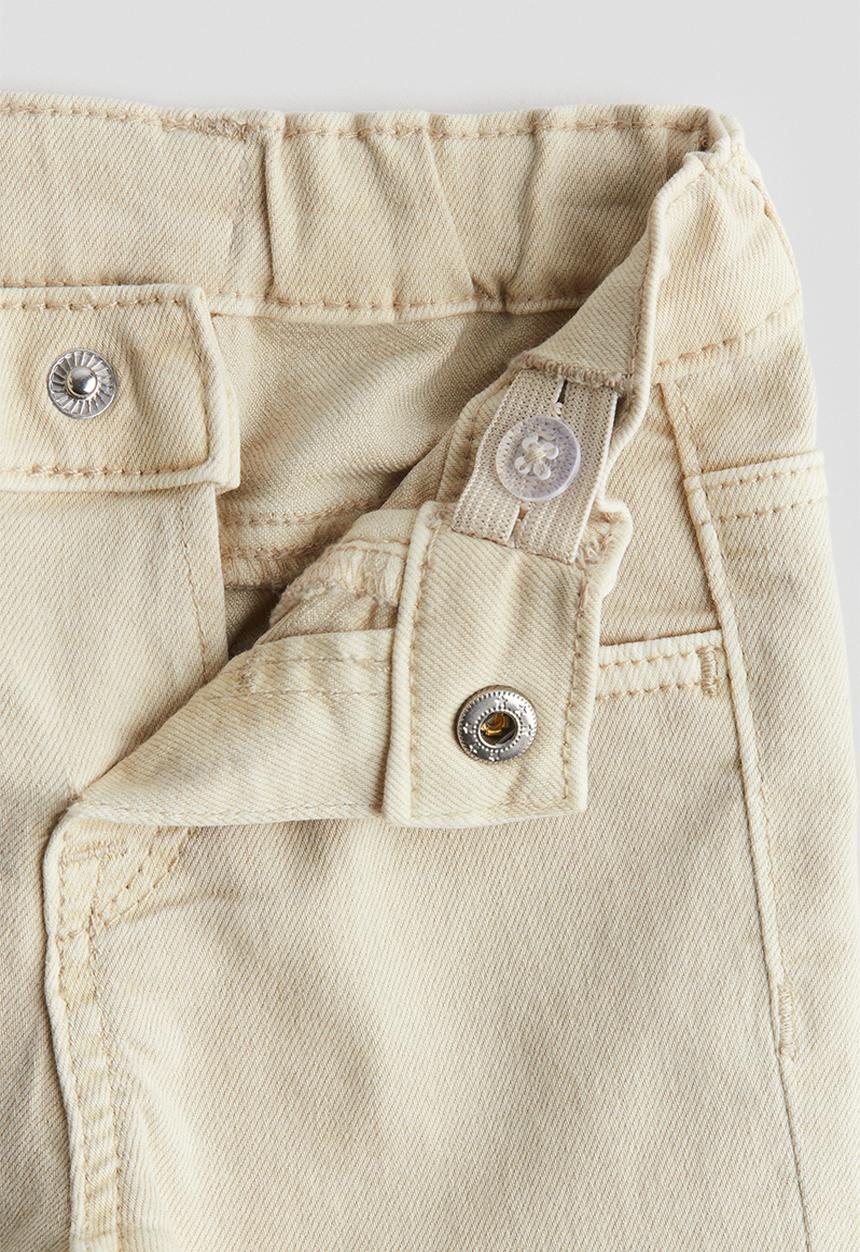 H&M - Slim fit jeans - light beige 