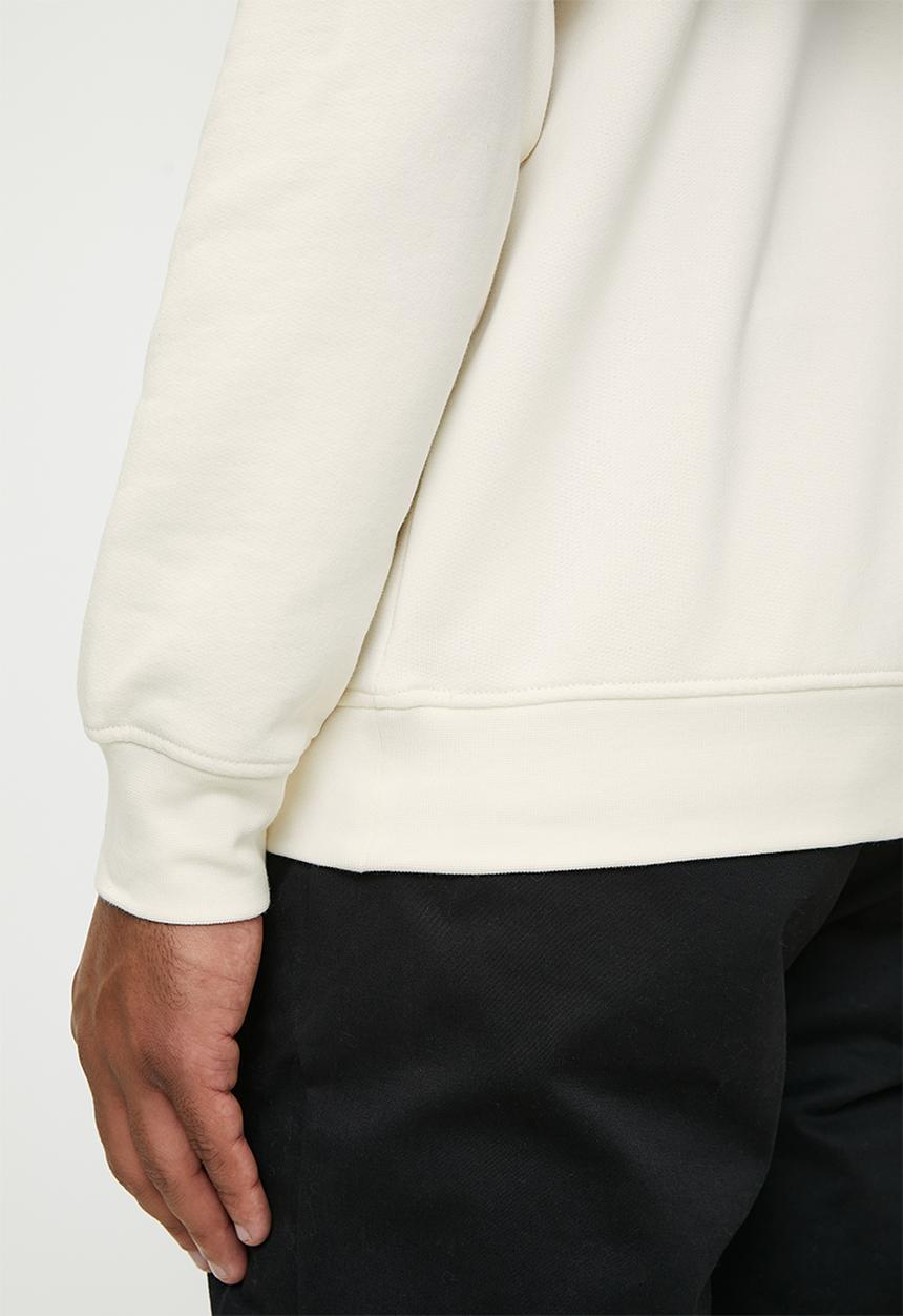GUESS - Cn basic logo sweatshirt - vanilla cream