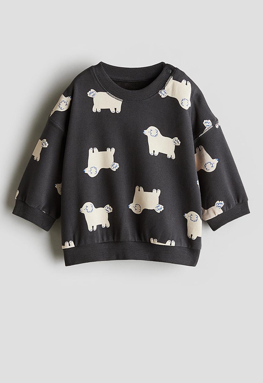 H&M - Printed sweatshirt - grey