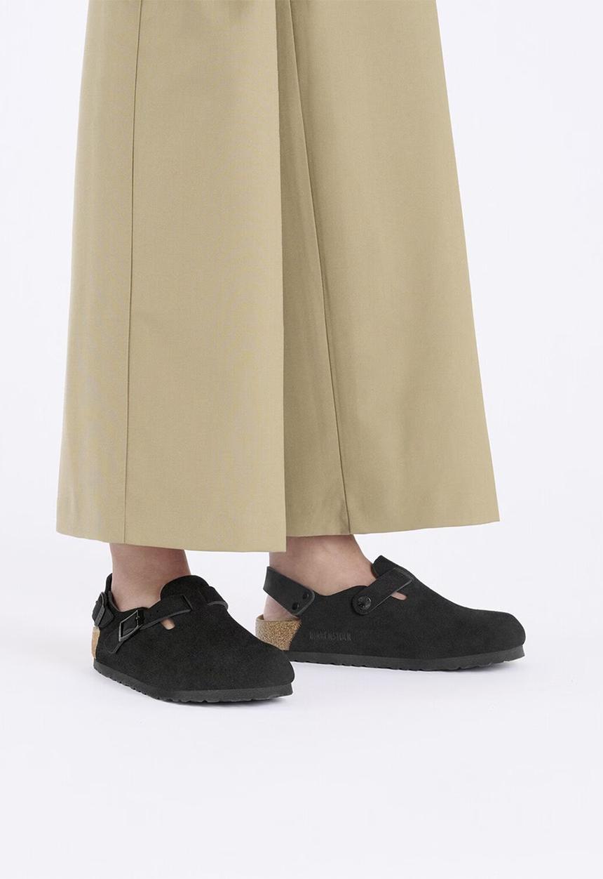 Birkenstock - Tokio ii narrow suede - black