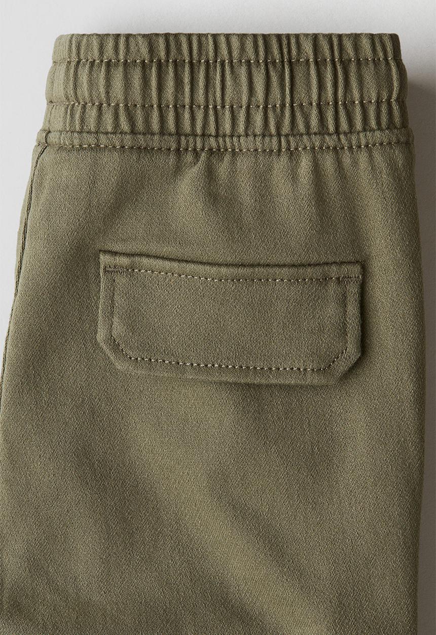 H&M - Cargo joggers - dark khaki green