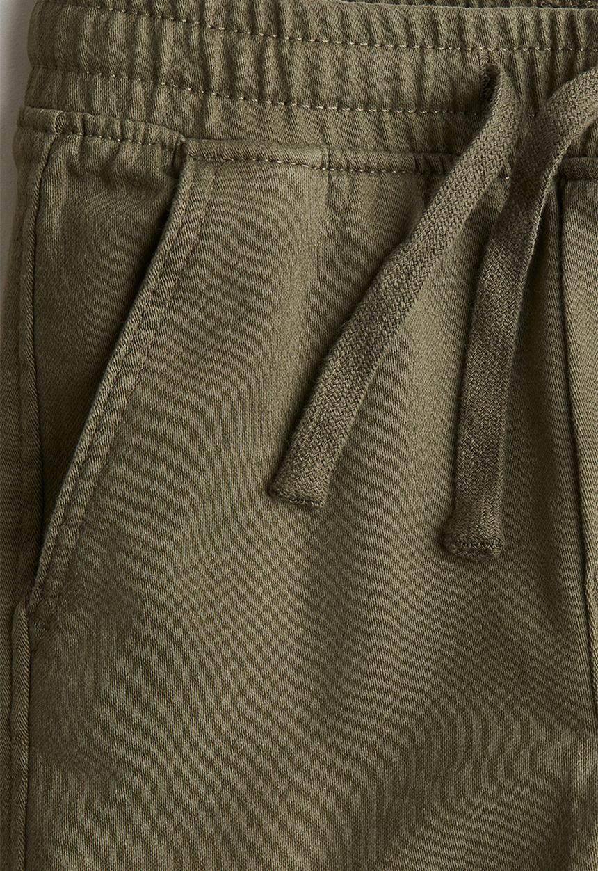 H&M - Cargo joggers - dark khaki green