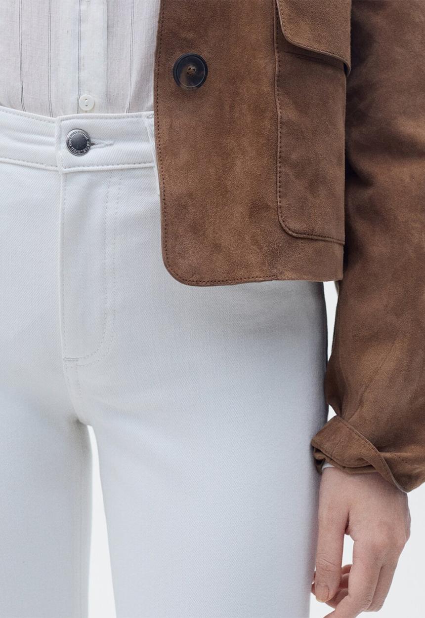 MANGO - Jeans Newisa - White