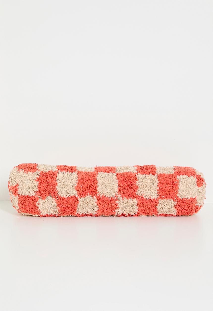 Sixth Floor - Bingo cushion - orange & neutral