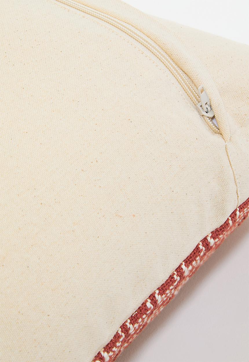 Sixth Floor - Block woven cushion cover - Rust