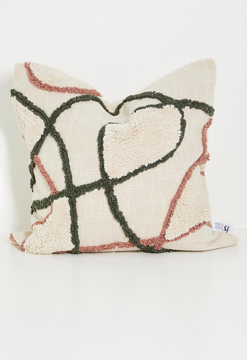 Sixth Floor - Skid Tufted cushion cover - Multi