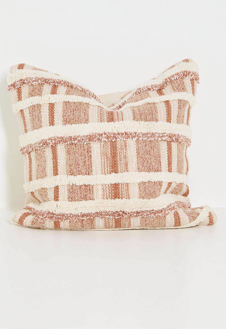Sixth Floor - Rave woven cushion cover - Rust