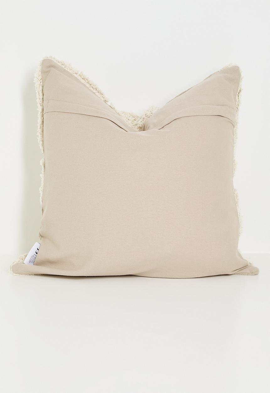 Sixth Floor - Roe tufted cushion cover - Neutral