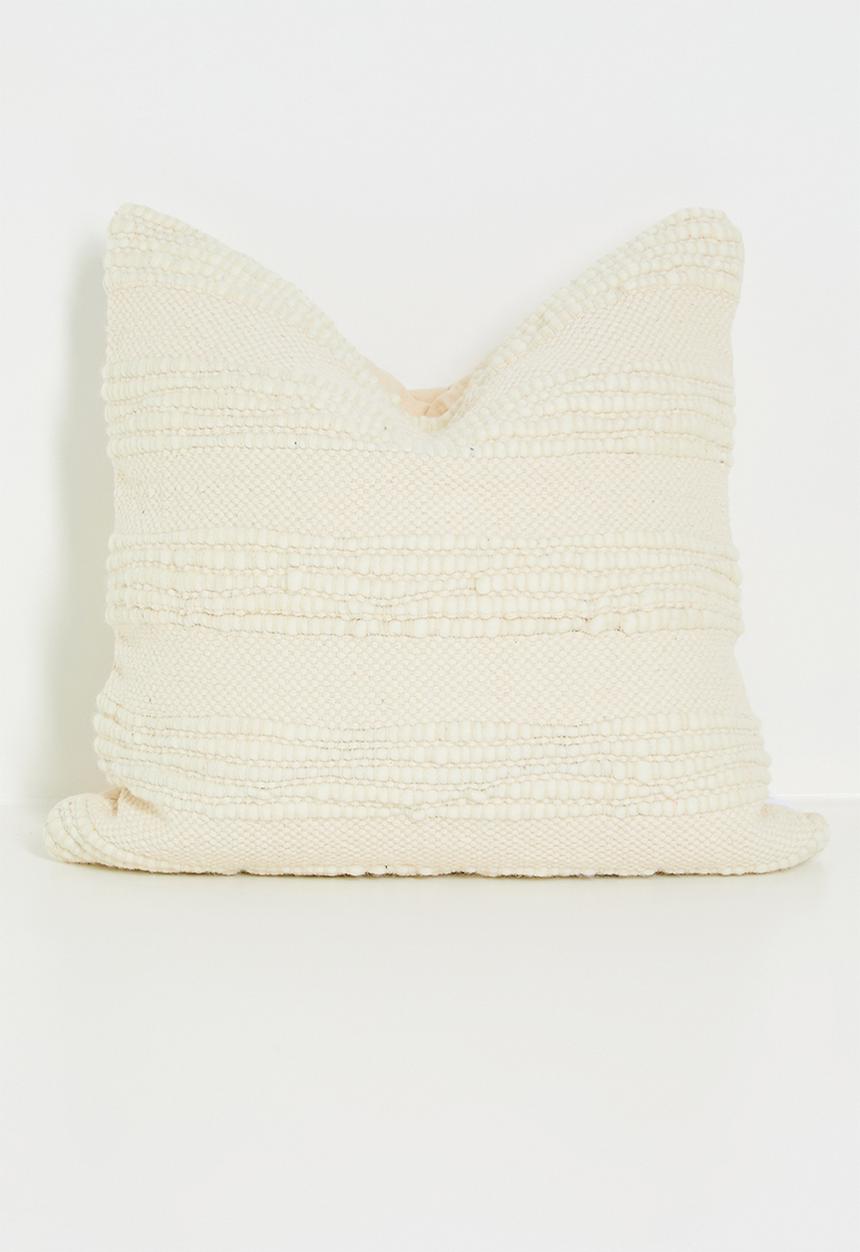 Sixth Floor - Romi woven cushion cover - Natural