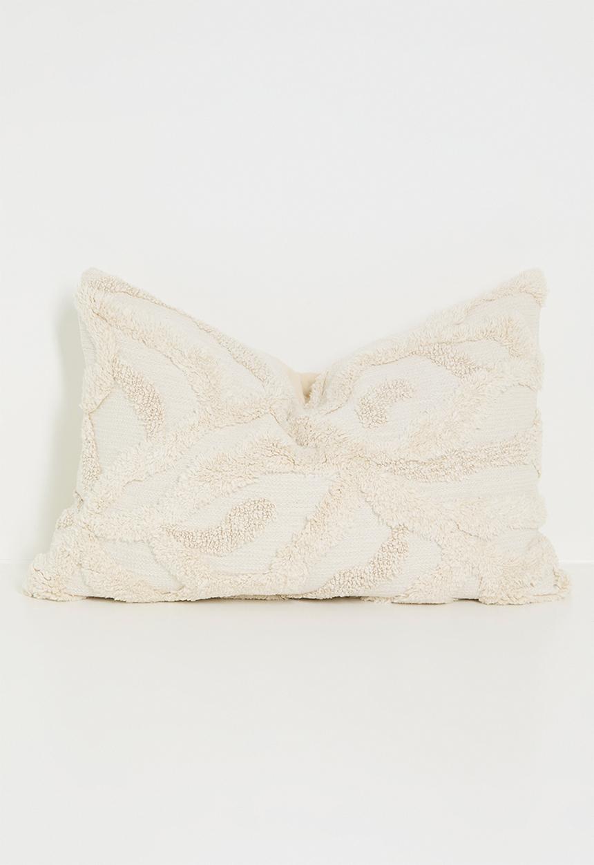 Sixth Floor - Folia tufted cushion cover - natural