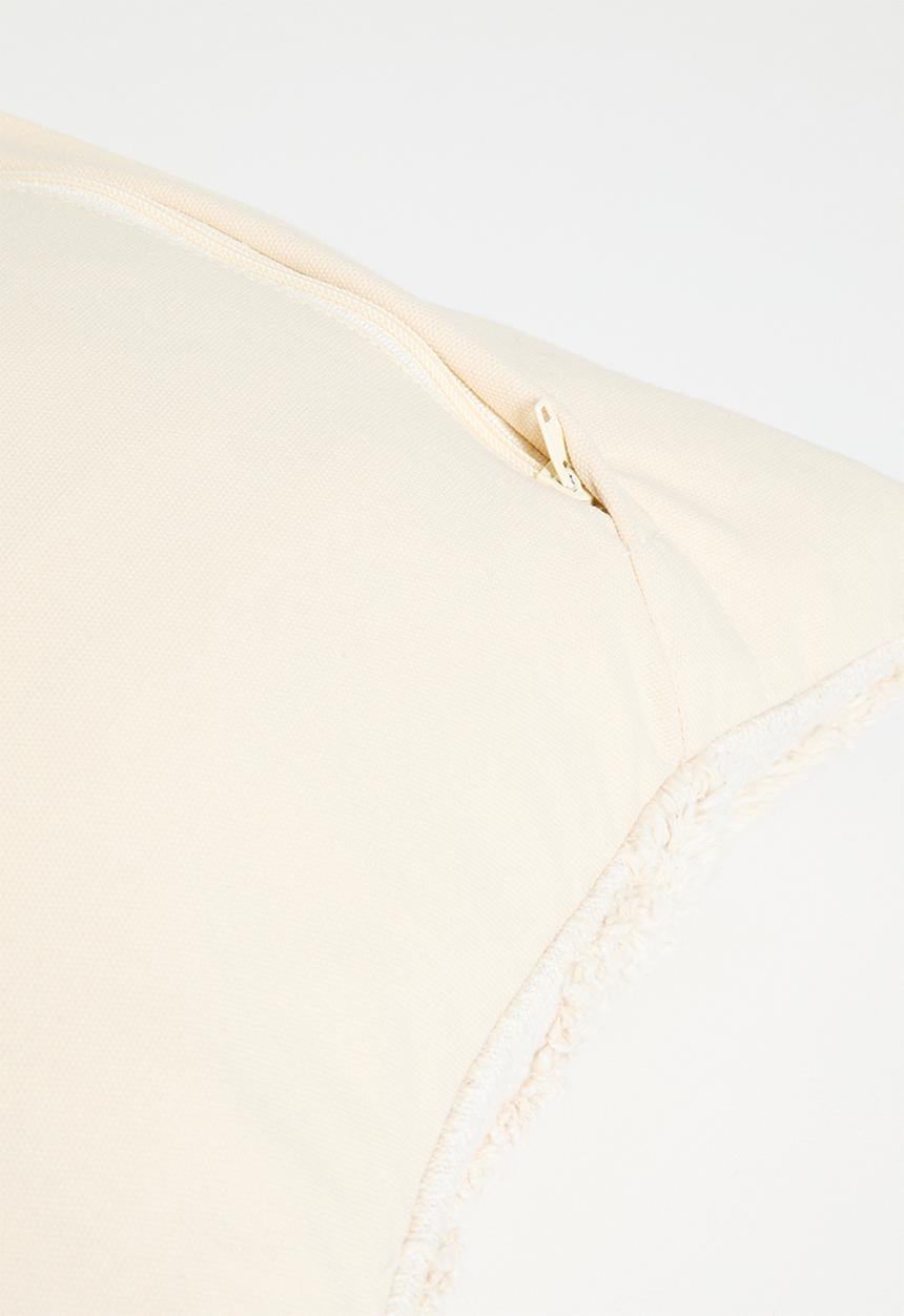 Sixth Floor - Folia tufted cushion cover - natural