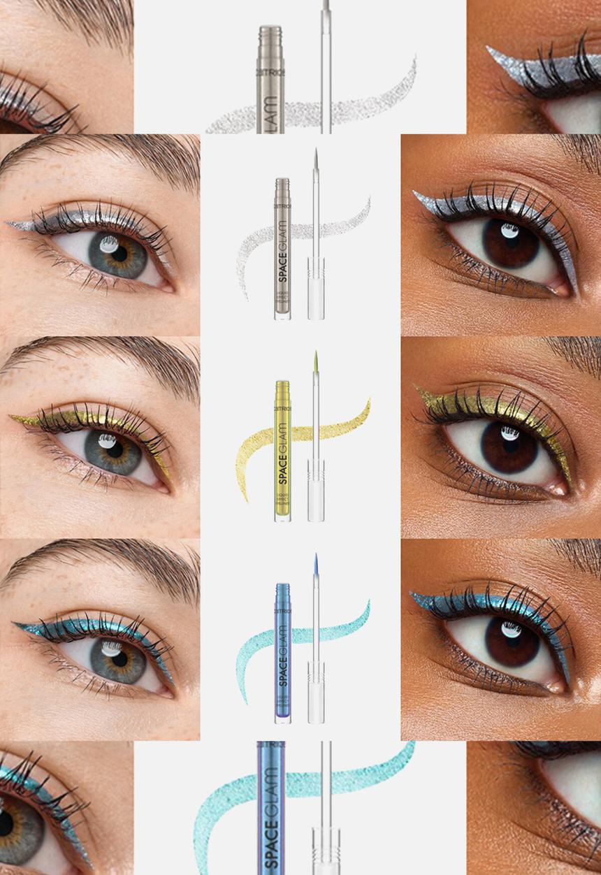 Catrice - Space Glam Liquid Effect Eyeliner 010 - Moonstone Metallic